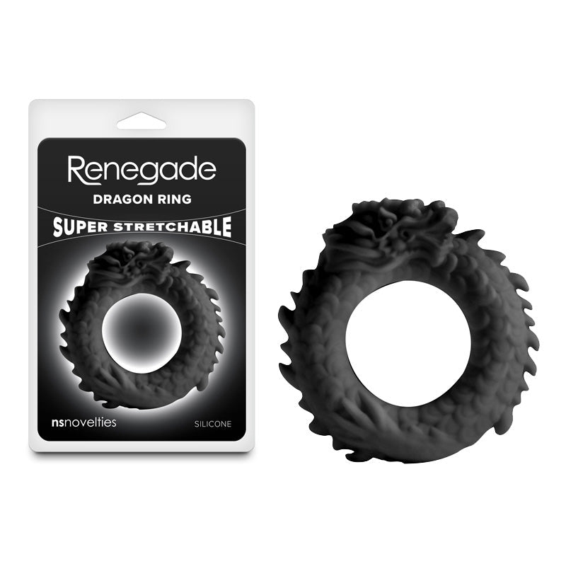 Renegade Dragon Ring – Stretchy Silicone Cock Ring > Cock Ring > Single - Tophatter Daily Deals