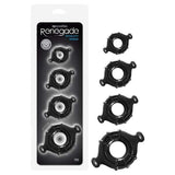 Renegade Vitality Cock Rings Set of Four Sizes > Cock Ring > Sets - Tophatter Daily Deals