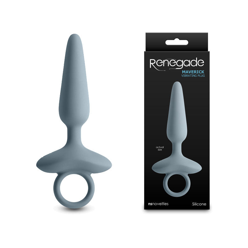 Renegade Maverick Grey 15 Cm Vibrating Butt Plug > Anal Range > Vibrating Butt Plugs - Tophatter Daily Deals