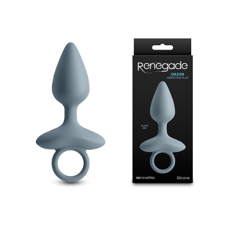 Renegade Orion Grey 13 cm Vibrating Butt Plug > Anal Range > Vibrating Butt Plugs - Tophatter Daily Deals