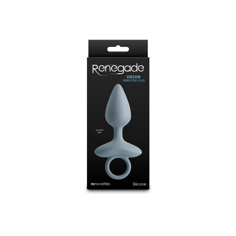 Renegade Orion Grey 13 cm Vibrating Butt Plug > Anal Range > Vibrating Butt Plugs - Tophatter Daily Deals