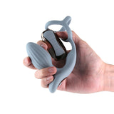 Renegade Pinnacle (Grey) – Rechargeable Water-Resistant Vibrating Butt Plug with Cock Ring > Anal Range > Vibrating Butt Plugs - Tophatter Daily Deals