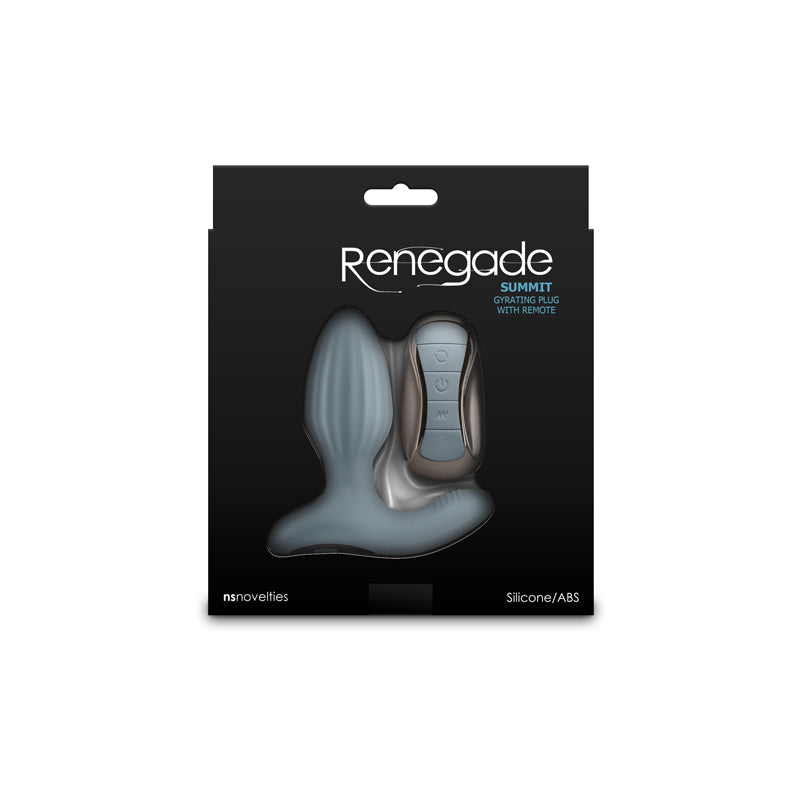 Renegade Summit (Grey) – USB Rechargeable Wireless Remote Vibrating Butt Plug 10.2 cm > Anal Range > Vibrating Butt Plugs - Tophatter Daily Deals