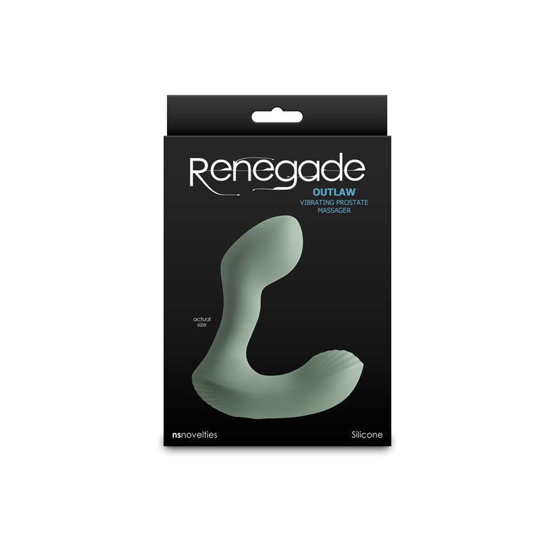 Renegade Outlaw (Sage) – Rechargeable 12 cm Waterproof Prostate Massager > Anal Range > Prostate Plugs - Tophatter Daily Deals