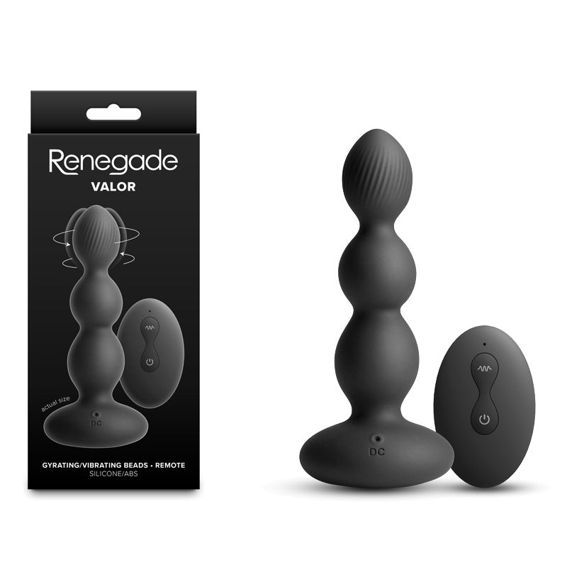 Renegade Valor – USB Rechargeable Wireless Remote Vibrating Anal Beads 13.7 cm > Anal Range > Anal Beads - Tophatter Daily Deals