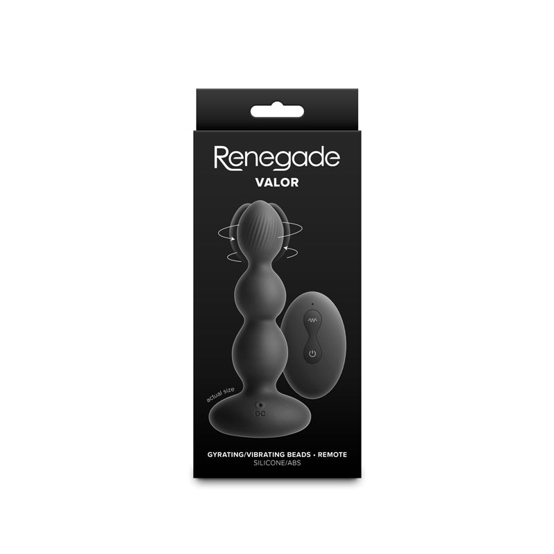 Renegade Valor – USB Rechargeable Wireless Remote Vibrating Anal Beads 13.7 cm > Anal Range > Anal Beads - Tophatter Daily Deals