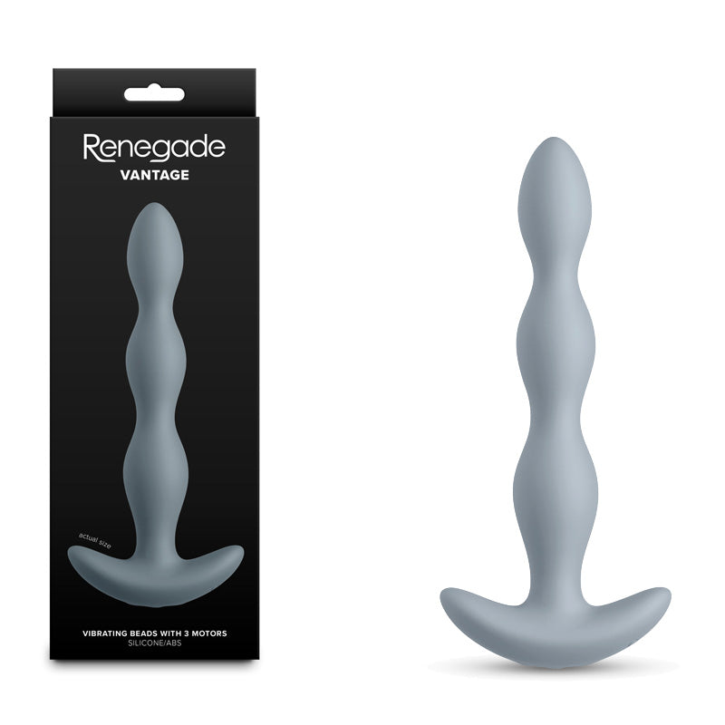 Renegade Vantage – Water-Resistant USB Rechargeable Vibrating Anal Beads 6.5 Inch > Anal Range > Anal Beads - Tophatter Daily Deals