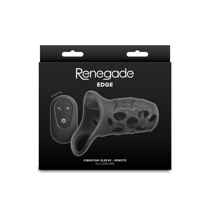 Renegade Edge – USB Rechargeable Waterproof Vibrating Penis Sleeve with Remote > Sex Toys > Couples Toys - Tophatter Daily Deals