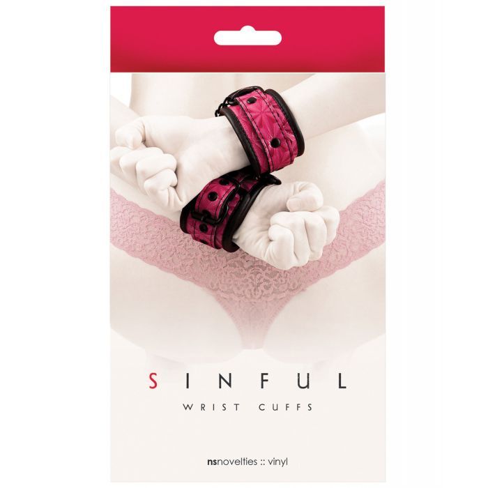 Sinful Wrist Cuffs Pink - Tophatter Daily Deals