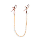 Bound Adjustable Nipple Clamps with Gold Pearl Chain – Silicone Tip Nipple Clamps > Sex Toys > Nipple Clips - Tophatter Daily Deals