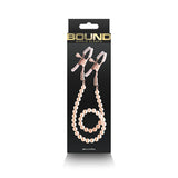 Bound Adjustable Nipple Clamps with Gold Pearl Chain – Silicone Tip Nipple Clamps > Sex Toys > Nipple Clips - Tophatter Daily Deals