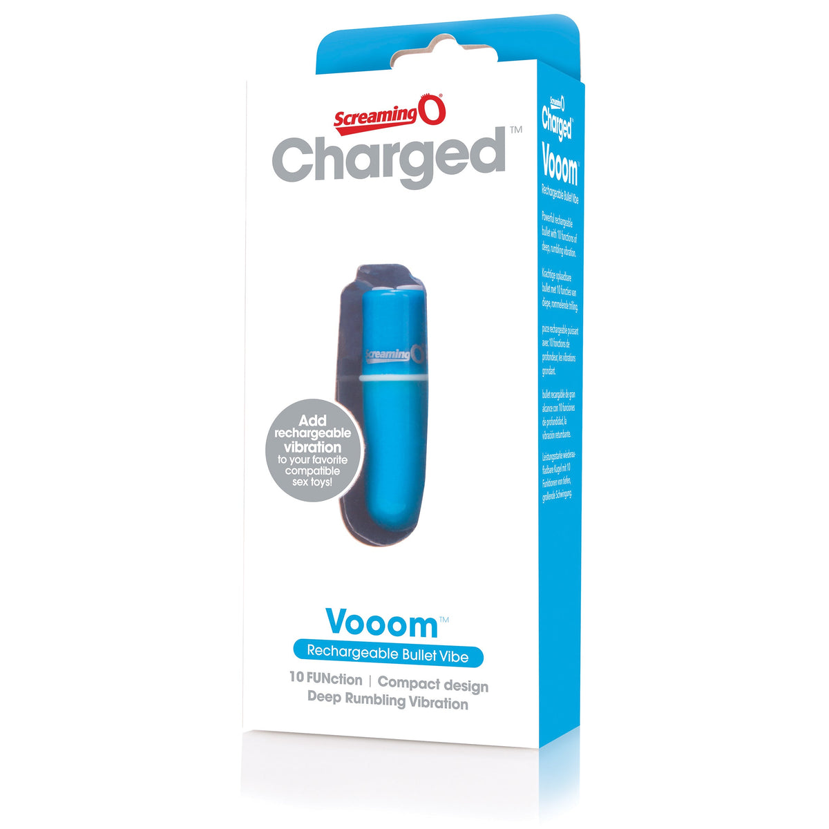 Vooom Bullet – Waterproof 10-Function Portable Bullet Vibrator > Vibrators > Mini Vibrators - Tophatter Daily Deals