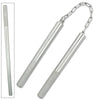 11 Inch Silver Aluminum Convertible Nunchaku - TOPHATTER'S ARMORY DEALS Collectible Weapons - Tophatter Daily Deals