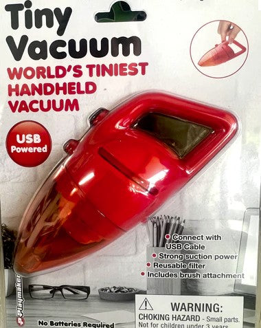 WORLD'S TINIEST HANDHELD VACUUM USB POWERED - Tophatter Daily Deals