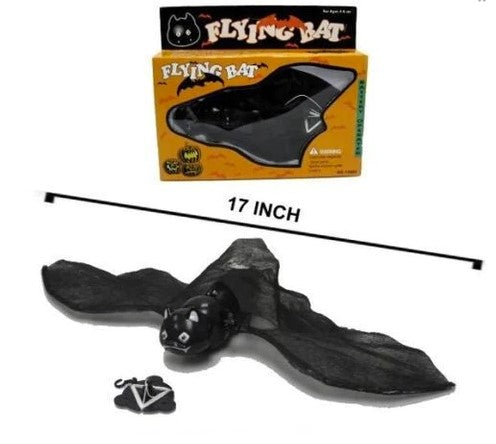 BATTERY OPERATED FLYING BAT w LIGHT UP EYES - Tophatter Daily Deals