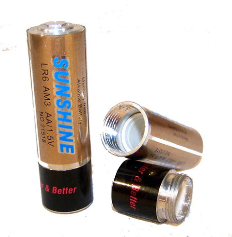 BATTERY SHAPED AA STASH PILL BOX - Tophatter Daily Deals