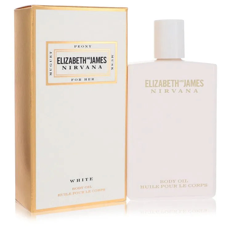 Nirvana White by Elizabeth and James Body Oil 3.4 oz for Women 3.4 oz Body Oil - Tophatter Daily Deals