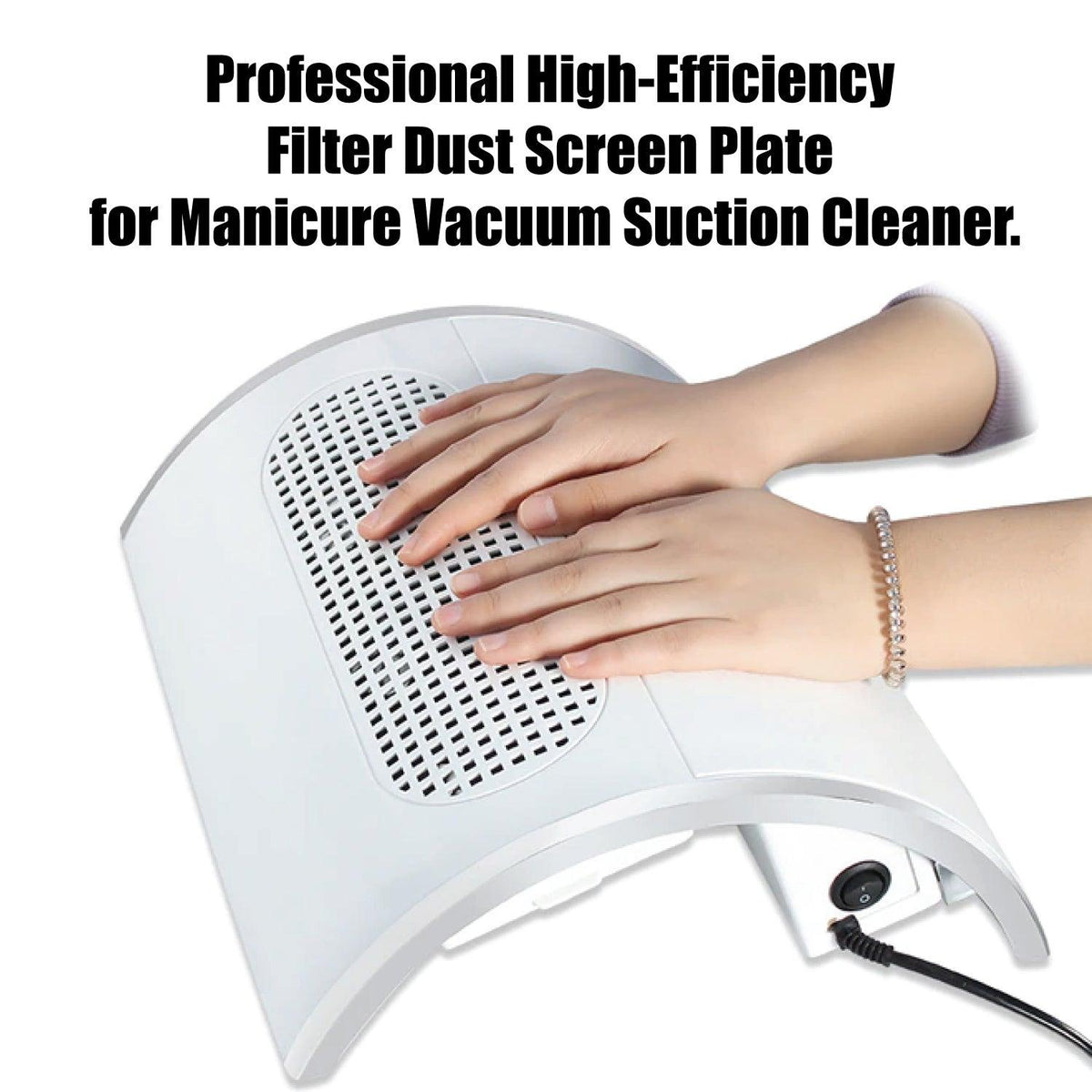 Dust Screen Plate for Nail Dust Collector - Filter Dust Screen Plate for Nail Dust Collector Manicure Vacuum Cleaner Personal Care - Tophatter Daily Deals