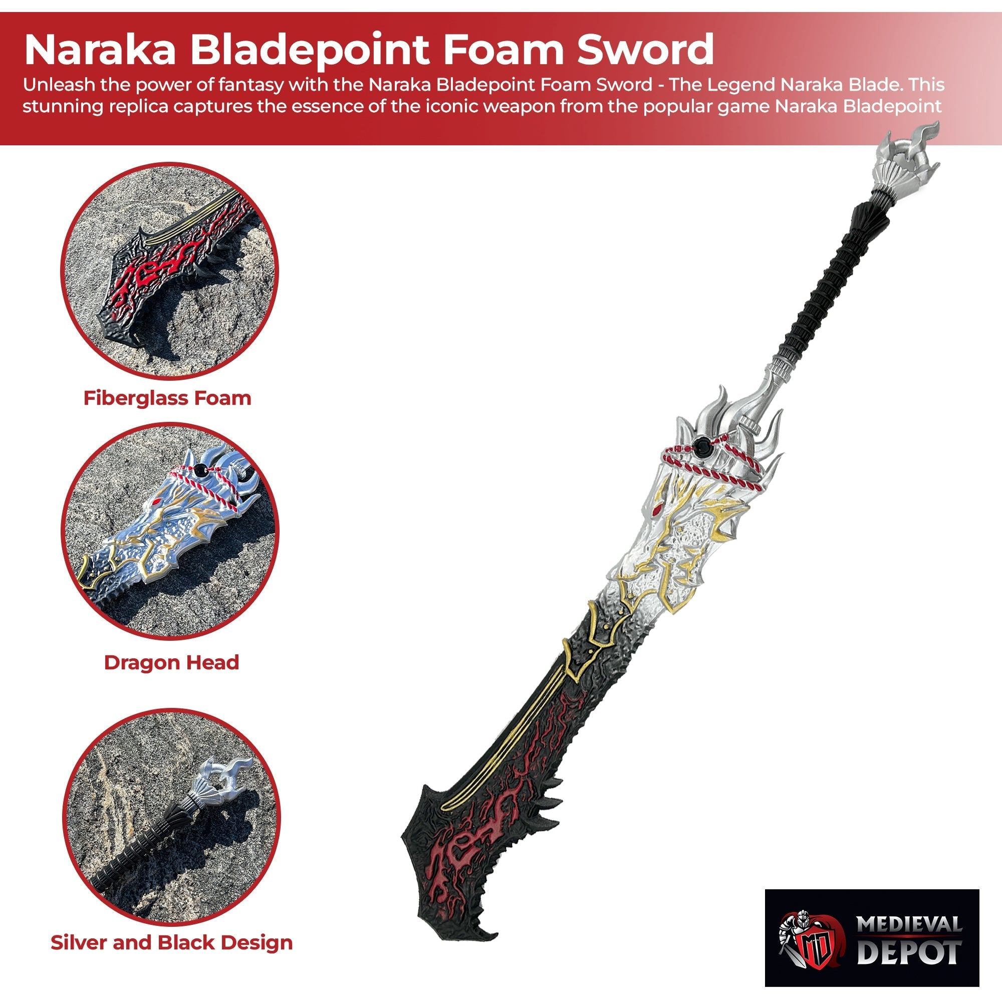 Naraka Bladepoint Foam Sword The Legend Naraka Blade Foam Products - Tophatter Daily Deals