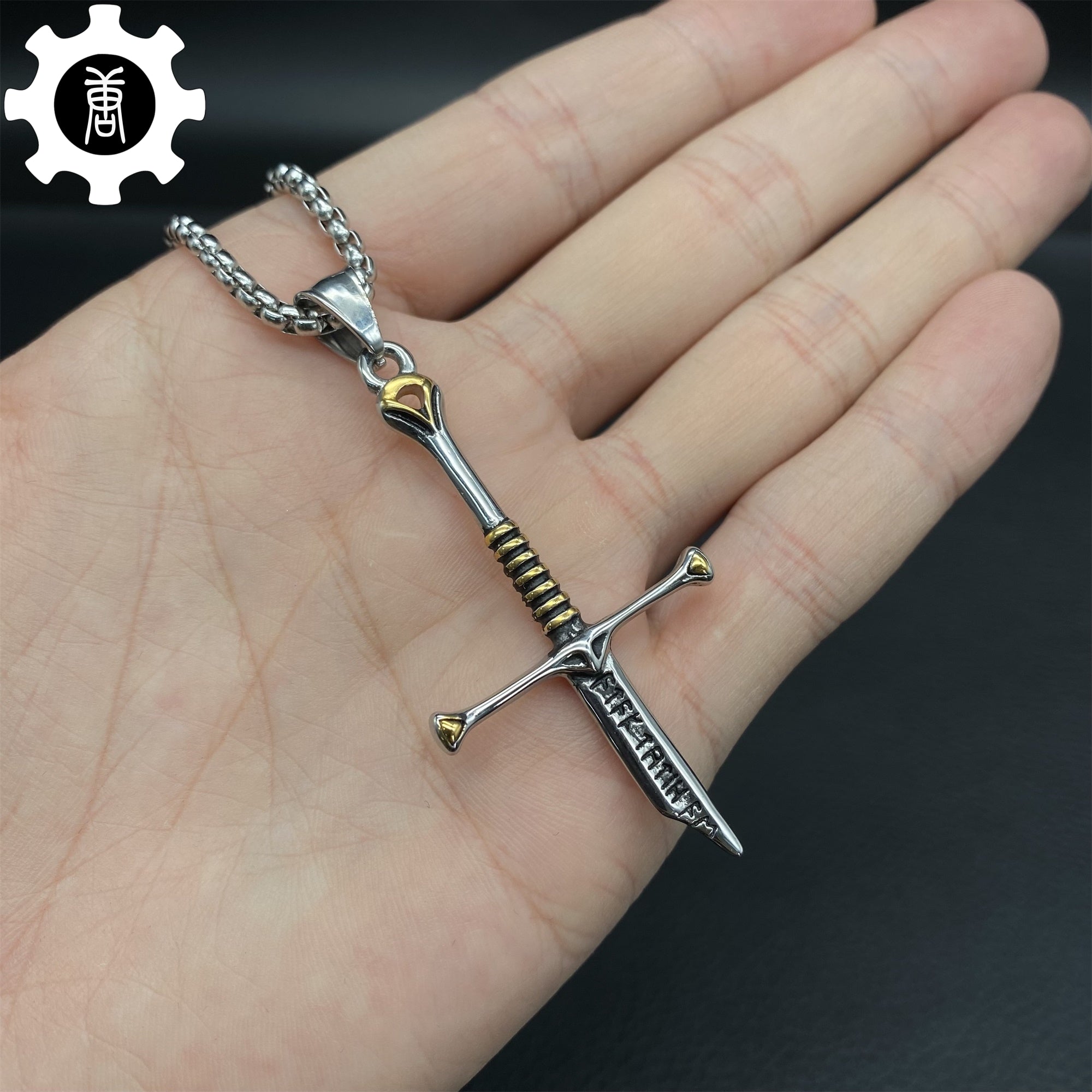 Narsil Holy Sword Pendant Necklace - Tophatter Daily Deals