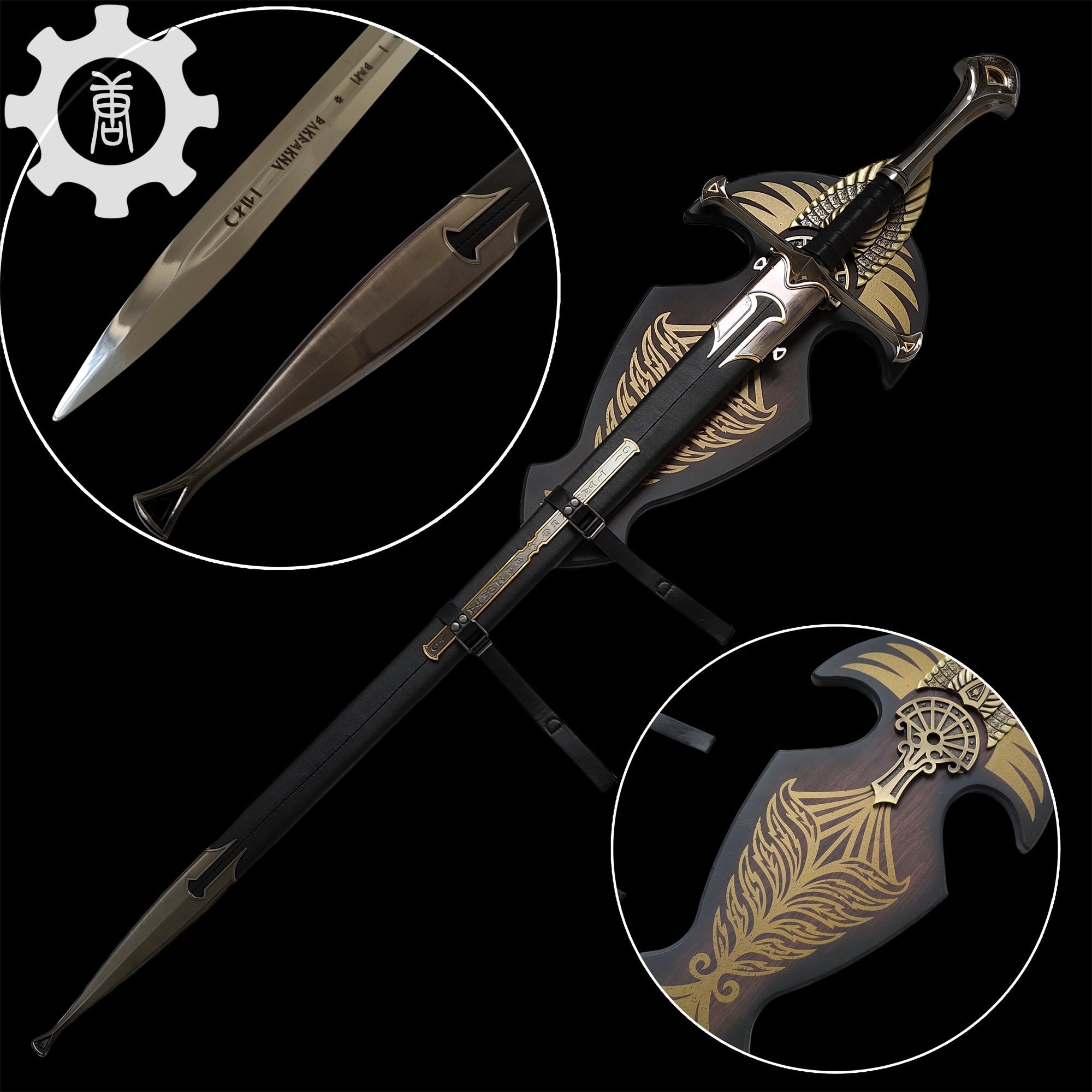 Narsil Holy Sword Life-Size Metal Replica-High End Version - Tophatter Daily Deals