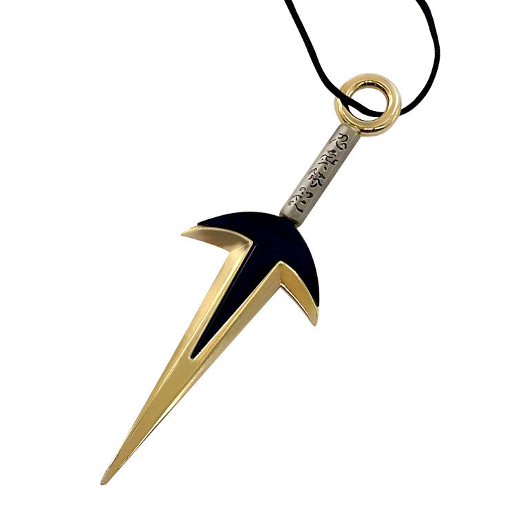 Naruto - Yondaime Kunai Necklace (Gold Or Silver) Necklace - Tophatter Daily Deals
