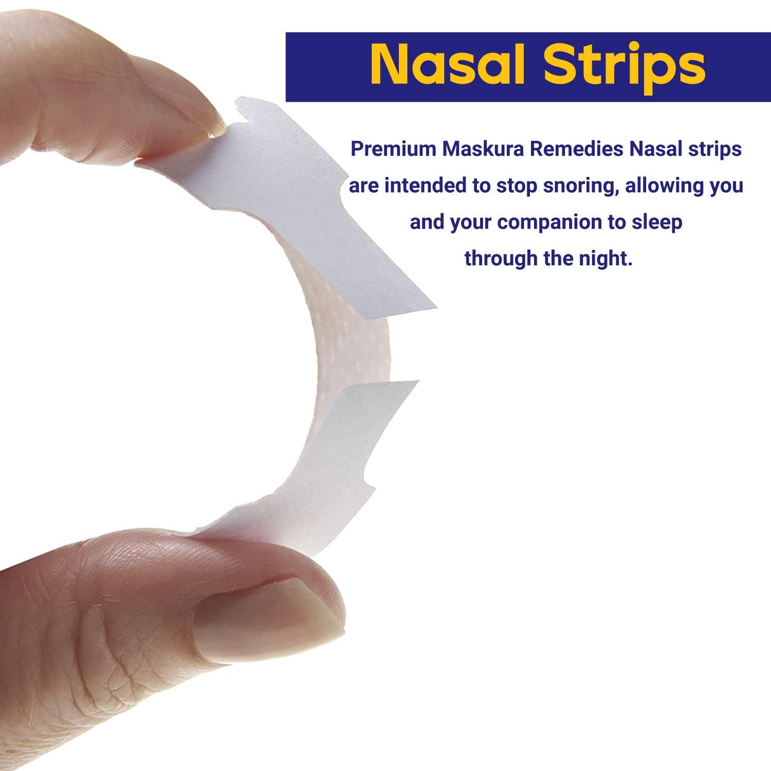 Nasal Strips for Snoring - Nasal Strips (60 Pack) Nose Strip to Stop Snoring, Snoring Strips to Help You Breathe Through Your Nose Personal Care - Tophatter Daily Deals