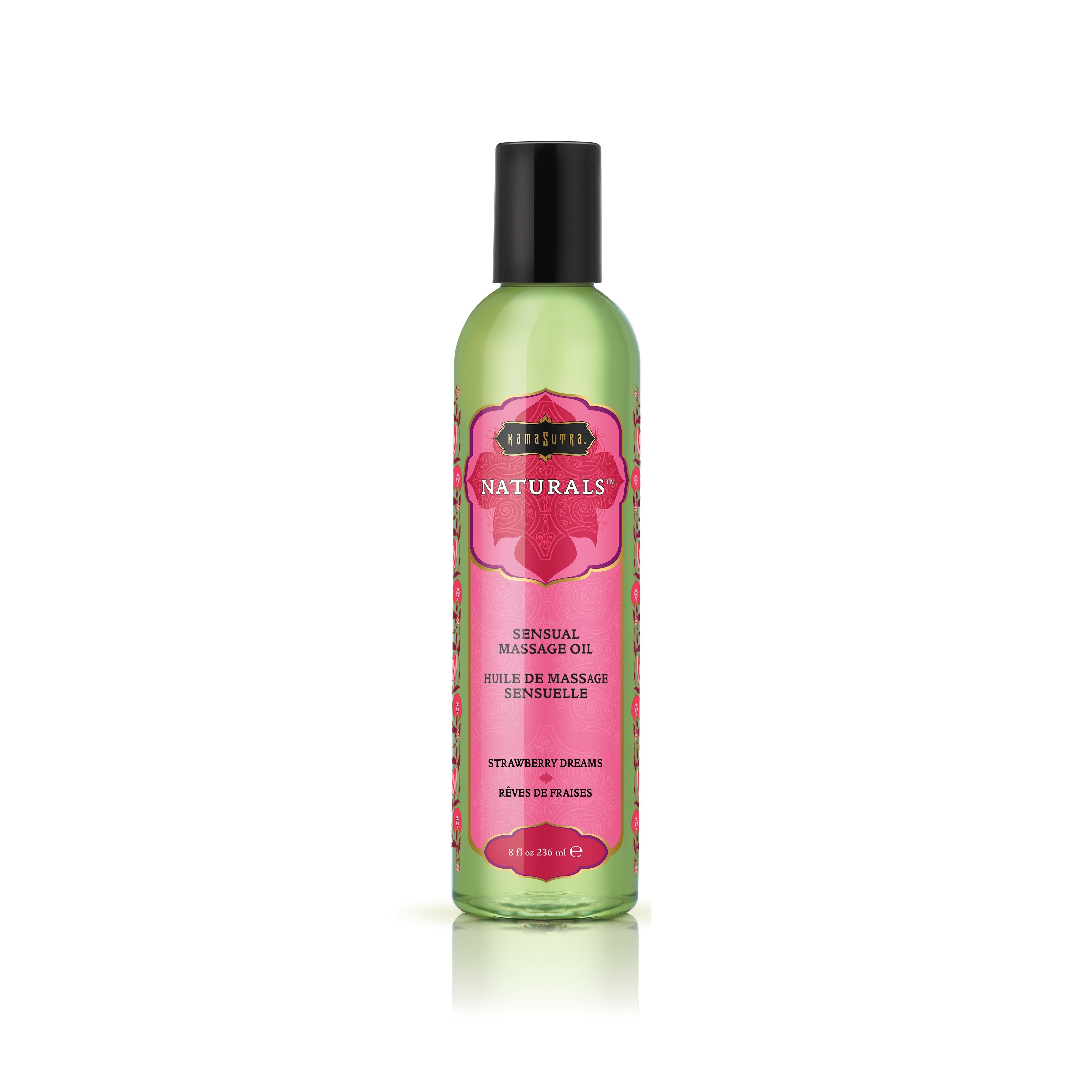 Naturals Massage Oil [DEV SITE COPY] 8 fl oz (236 ml) Strawberry Dreams Scented Natural Massage Oil - Tophatter Daily Deals