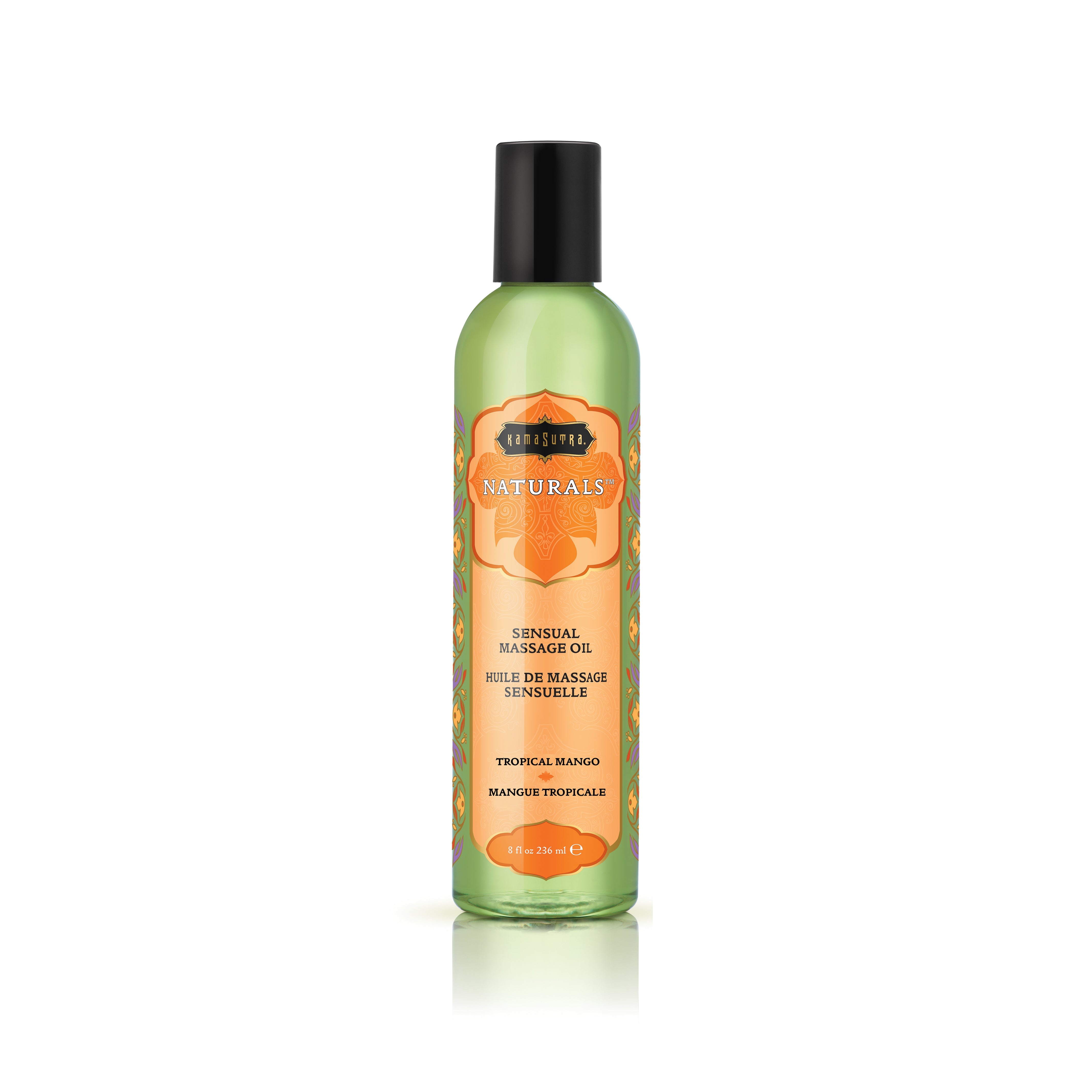 Naturals Massage Oil (8oz) Tropical Mango Scented Natural Massage Oil - Tophatter Daily Deals