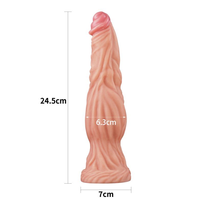 Nature Cock 9.5 Inch Dual Layer Alien Silicone Dildo > Dildos > Fantasy - Tophatter Daily Deals