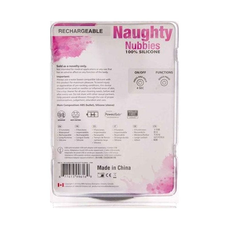 Naughty Nubbies Finger Vibe w Mini Powerbullet Pink Massager > Vibrators > Finger Vibrators - Tophatter Daily Deals