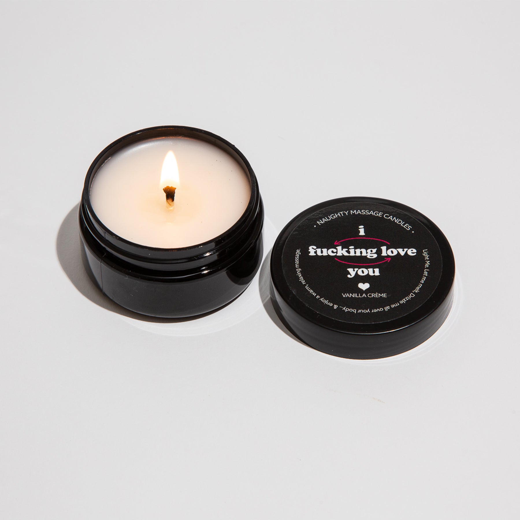 I F*cking Love You - Naughty Mini Massage Candle Massage Candle - Tophatter Daily Deals