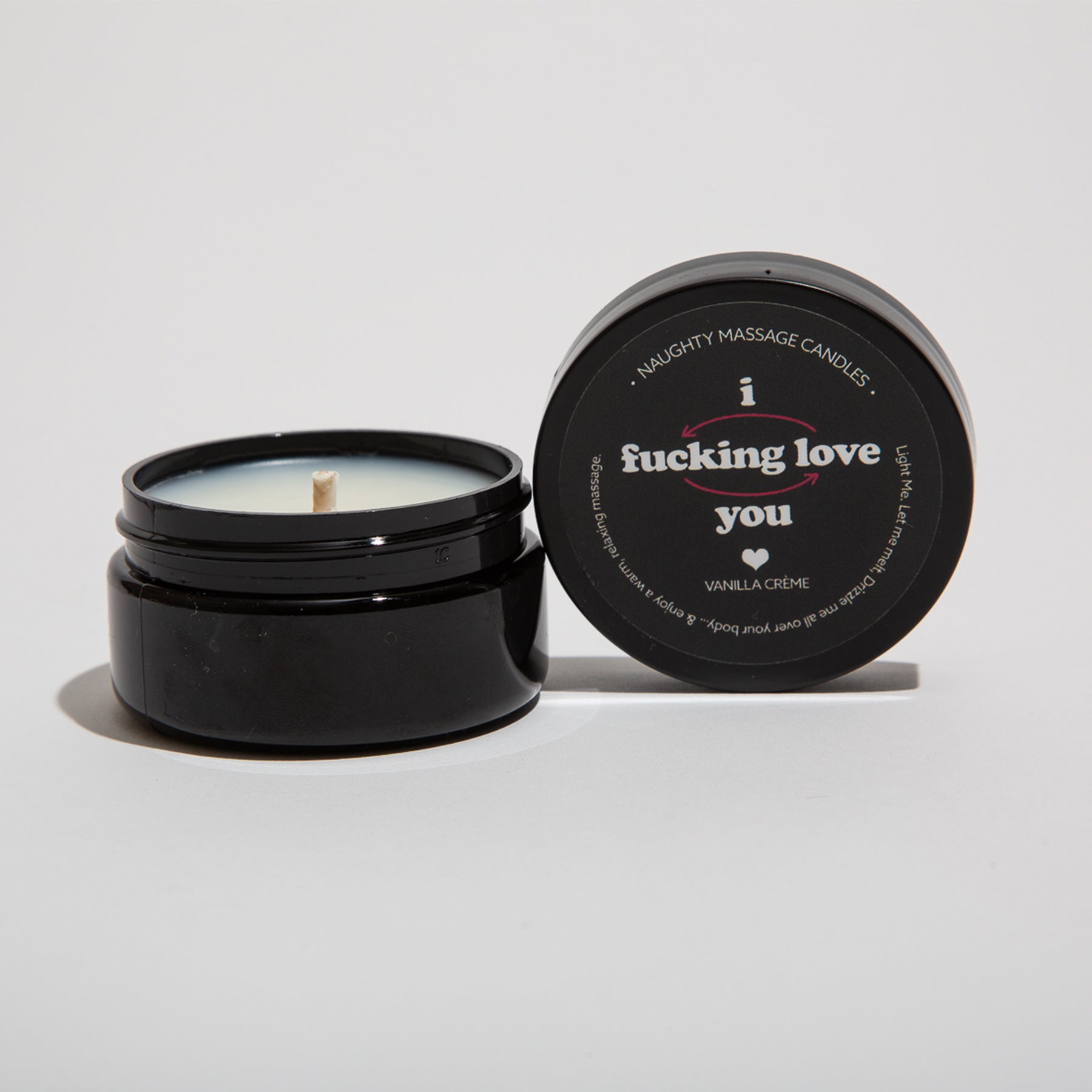 I F*cking Love You - Naughty Mini Massage Candle Massage Candle - Tophatter Daily Deals
