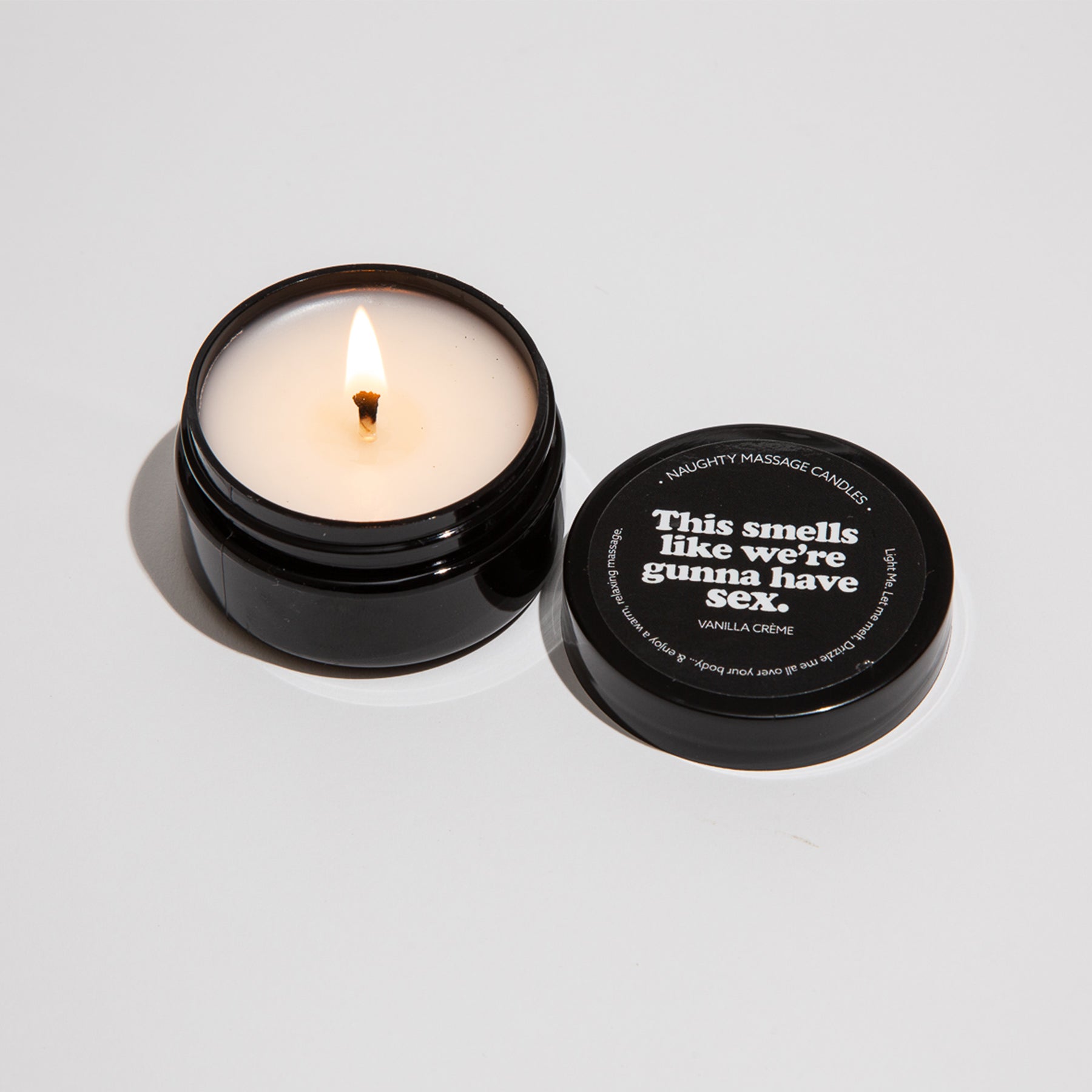 This Smells Like We're Gunna Have Sex - Naughty Mini Massage Candle Massage Candle - Tophatter Daily Deals