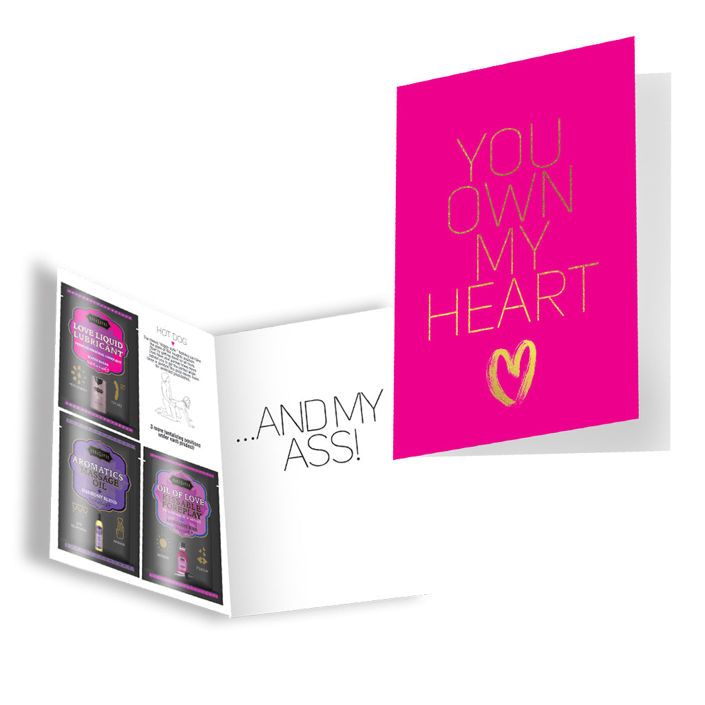 You Own My Heart...And My Ass! Greeting Card - Tophatter Daily Deals