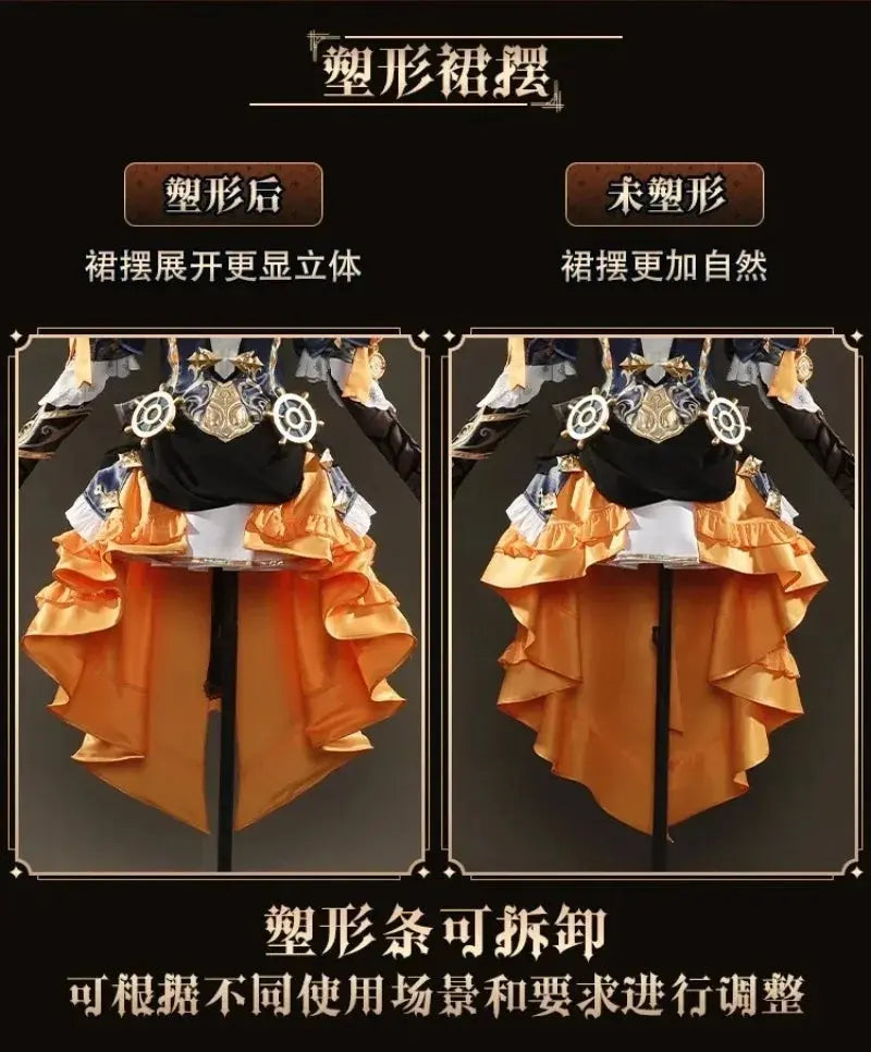 Navia Genshin Impact Cosplay Costume Wig Dress Uniform Fontaine Spina Di Rosula Hat Clorinde Halloween Costumes for Women - Tophatter Daily Deals