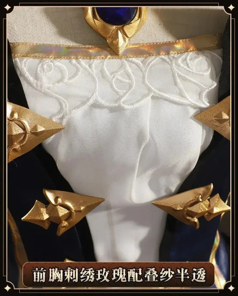 Navia Genshin Impact Cosplay Costume Wig Dress Uniform Fontaine Spina Di Rosula Hat Clorinde Halloween Costumes for Women - Tophatter Daily Deals