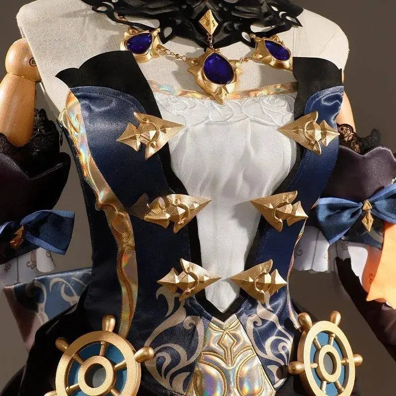 Navia Genshin Impact Cosplay Costume Wig Dress Uniform Fontaine Spina Di Rosula Hat Clorinde Halloween Costumes for Women - Tophatter Daily Deals