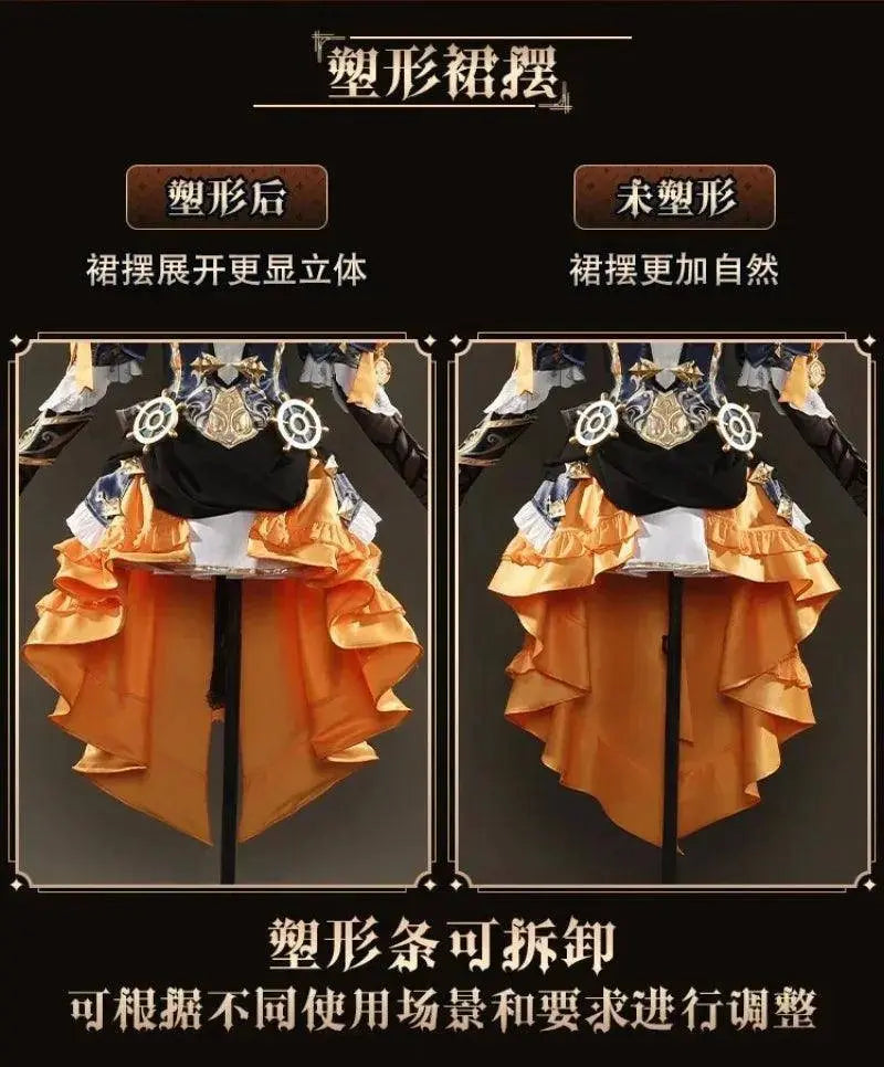 Navia Genshin Impact Cosplay Costume Wig Dress Uniform Fontaine Spina Di Rosula Hat Clorinde Halloween Costumes for Women - Tophatter Daily Deals