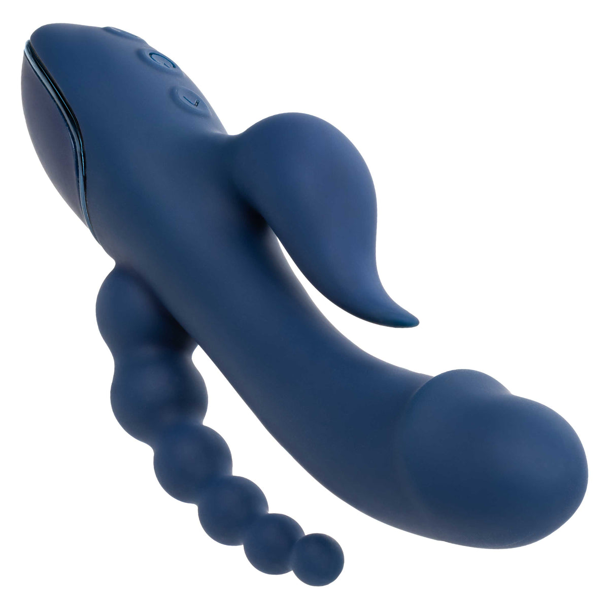 III Triple Orgasm (Blue) – Triple Action Silicone Massager with Vibrating Shaft and Beaded Tail > Vibrators > Ladies > Rabbit Multi - Tophatter Daily Deals