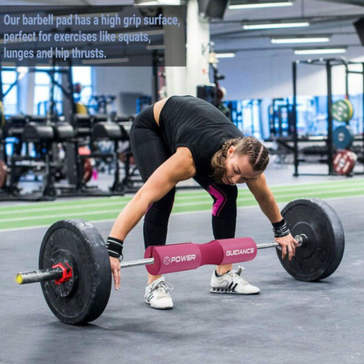 Barbell Pad for Squats - Weight Lifting Squat Bar Padding Foam Gym NecK Shoulder Protection Exercise & Fitness - Tophatter Daily Deals