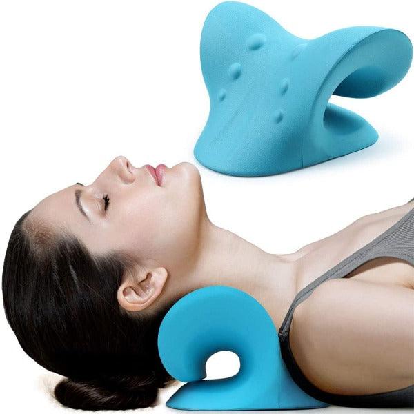 Neck Stretcher - Neck Traction Pillow Original Cloud Shape Neck Stretcher Cervical Pain Relief UK Hot Sale - Tophatter Daily Deals