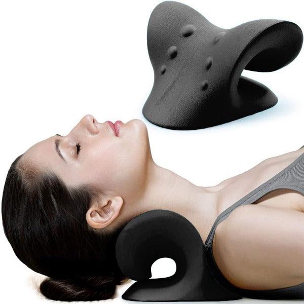 Neck Stretcher - Neck Traction Pillow Original Cloud Shape Neck Stretcher Cervical Pain Relief UK Hot Sale - Tophatter Daily Deals