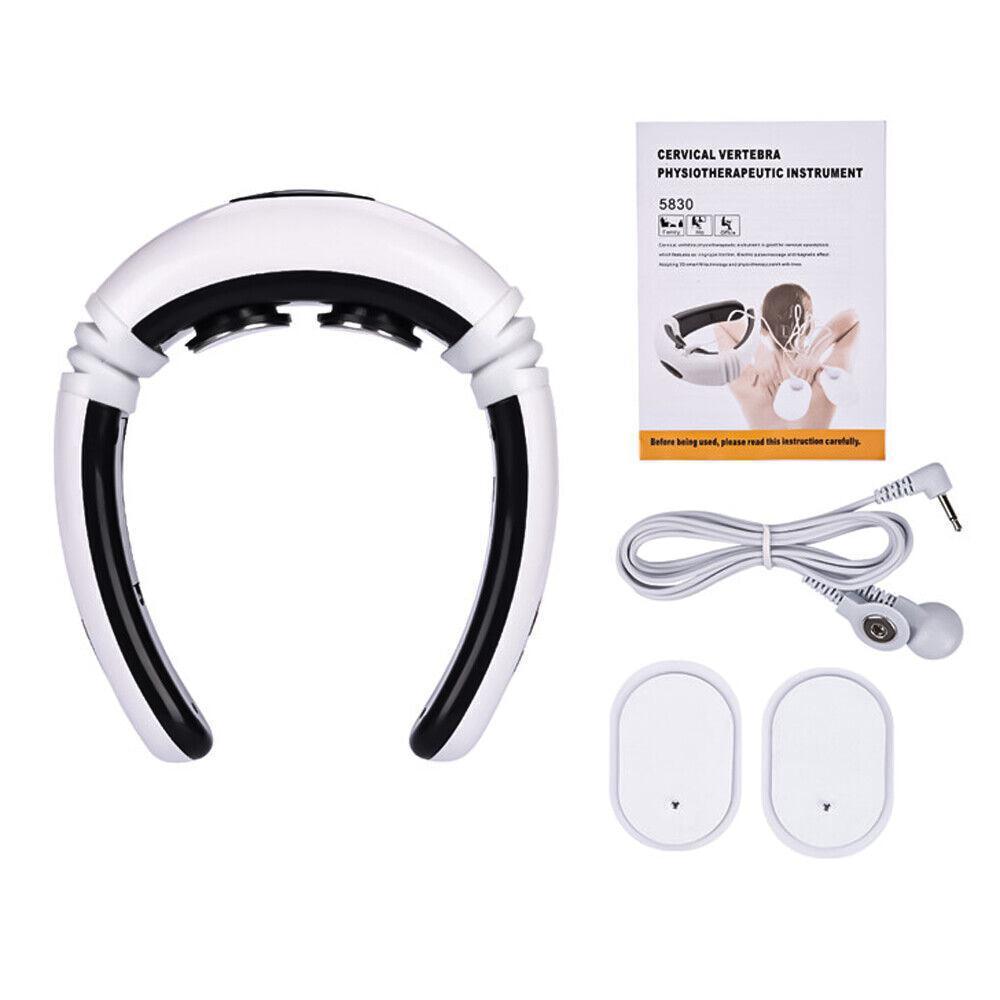 Best Massager for Neck - Cervical Neck Pulse Massager Body Shoulder Muscle Relax Relieve Pain Electric Health Care - Tophatter Daily Deals