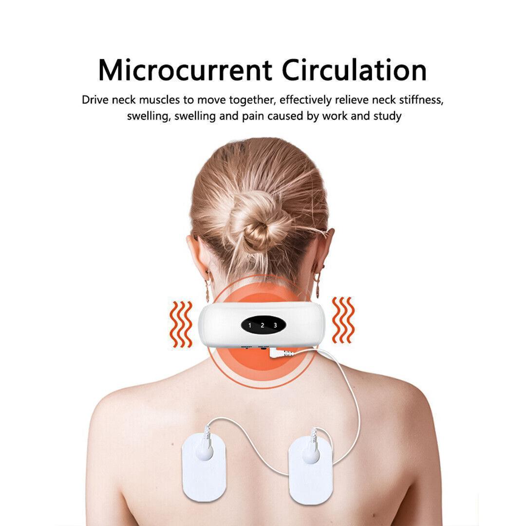 Best Massager for Neck - Cervical Neck Pulse Massager Body Shoulder Muscle Relax Relieve Pain Electric Health Care - Tophatter Daily Deals