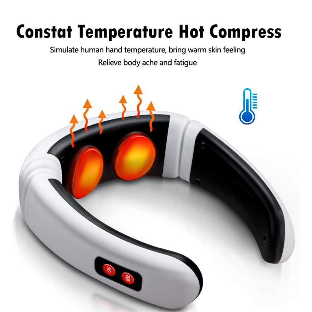 Best Massager for Neck - Cervical Neck Pulse Massager Body Shoulder Muscle Relax Relieve Pain Electric Health Care - Tophatter Daily Deals
