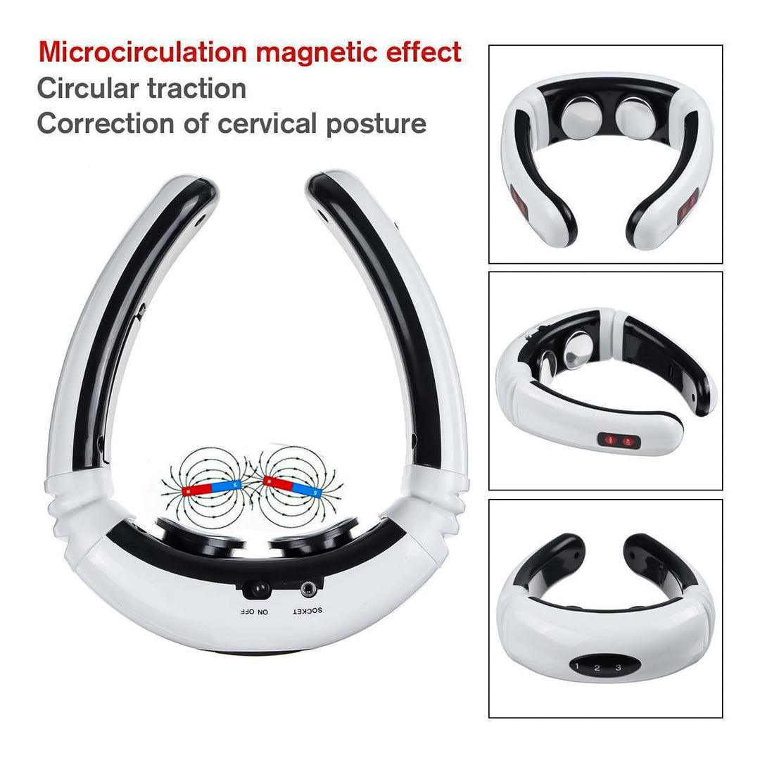 Best Massager for Neck - Cervical Neck Pulse Massager Body Shoulder Muscle Relax Relieve Pain Electric Health Care - Tophatter Daily Deals