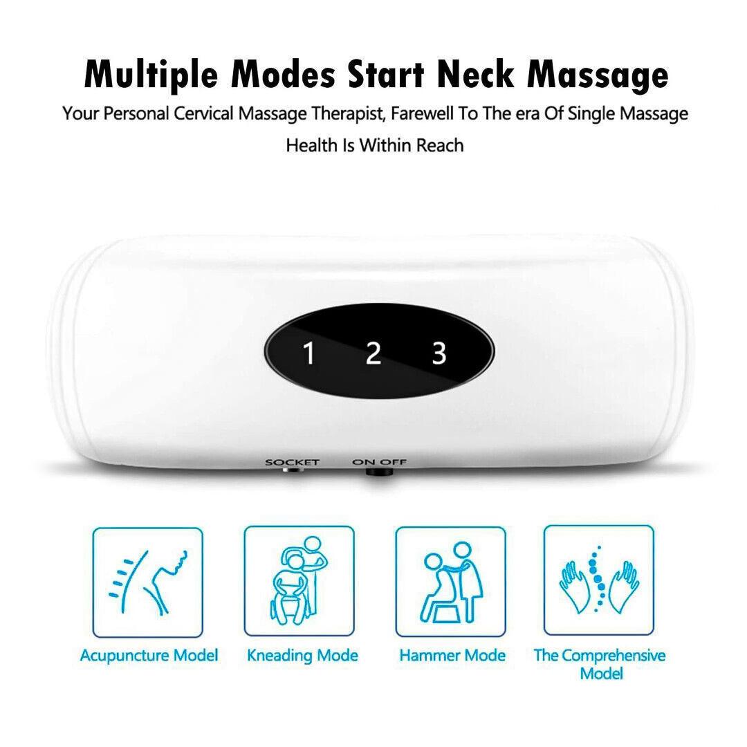 Best Massager for Neck - Cervical Neck Pulse Massager Body Shoulder Muscle Relax Relieve Pain Electric Health Care - Tophatter Daily Deals
