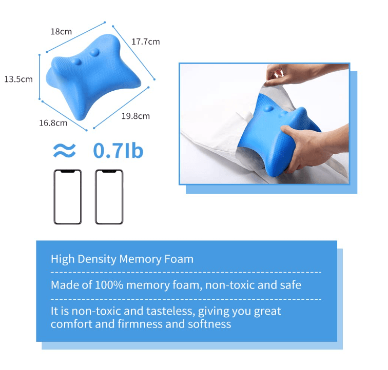 Neck Pain Relief Device- Pain Relief Cervical Traction Pillow Cloud Shape Personal Care - Tophatter Daily Deals