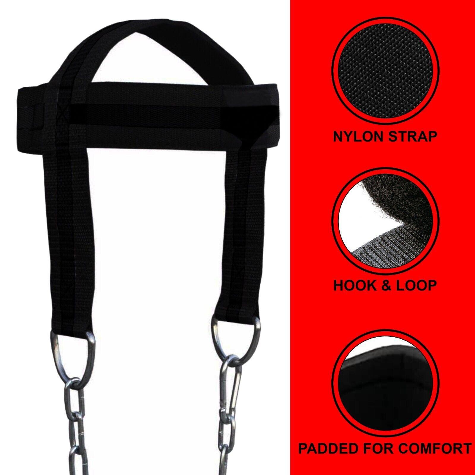 Neck Exercise Harness - Head Harness Special Dipping For Neck Exercise Weight lifting Exercise & Fitness - Tophatter Daily Deals